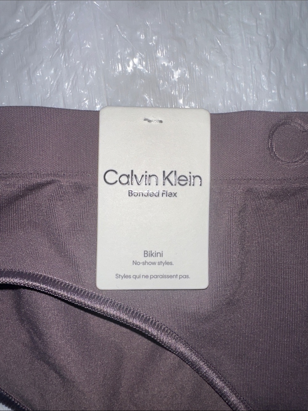 CALVIN KLEIN BONDED FLEX BIKINI NO SHOW STYLES S NEW, last one!